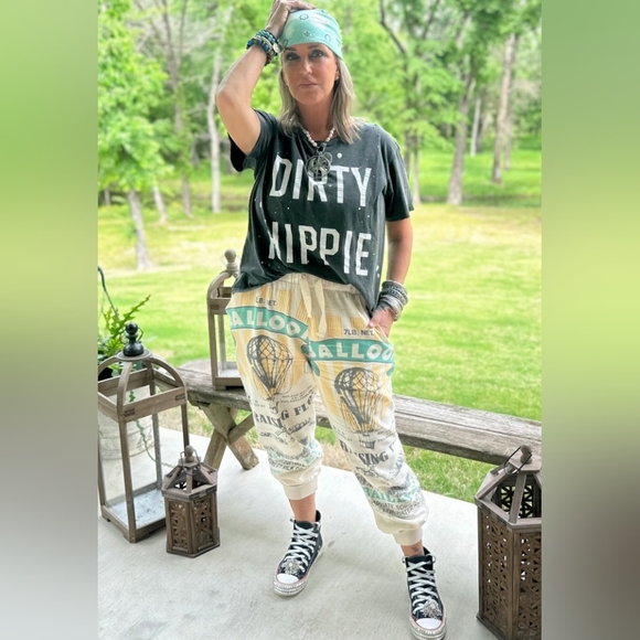 NEW Jaded Gypsy Seasons Best Balloon Joggers - Picture 2 of 3